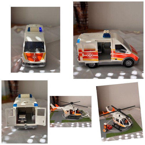 Playmobil rettungswagen - rettungswagen, +