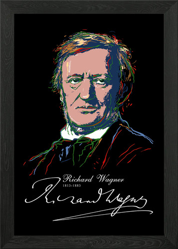 Wagner buntes portrait - wagner,