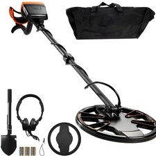 Profi Metalldetektor Metallsuchgerät mit 25,4cm Suchtiefe LCD-Display IP68