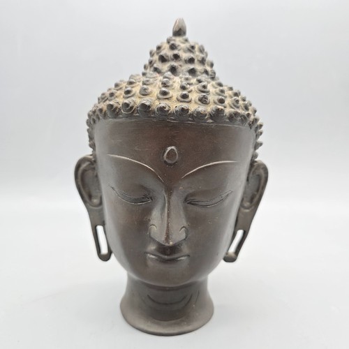 Alter indischer buddha kopf - buddha,