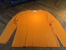 Herzen‘s Angelegenheit feiner Kaschmir-Strickpulli in Orange Größe 44
