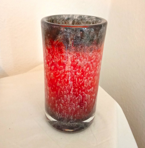 Gral glas vase zylinder karl - gral,