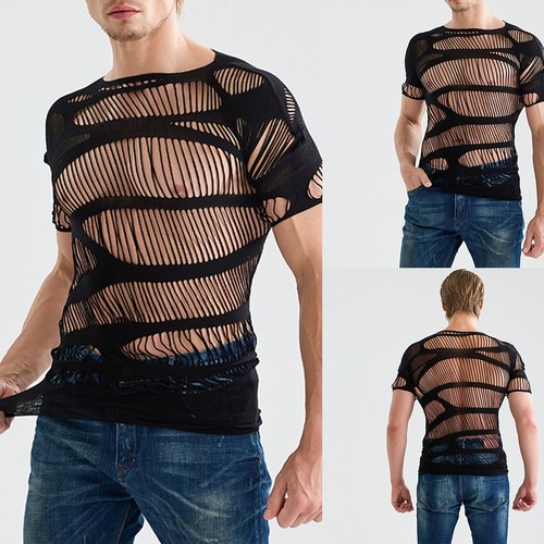 Herren netz tops - netz, mesh