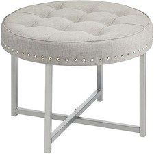 Sitzhocker Polsterhocker rund