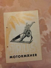 IRUS Motormäher,  Prospekt Broschüre Depliant