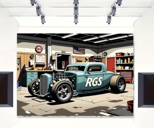 Polyester banner 230x180cm - polyester, hot