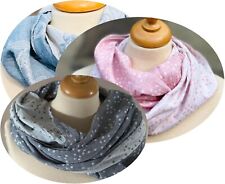 Doublefaced Musselin Loop-Schal ?mehrere Farben, Designs und Größen