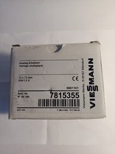 Viessmann 7815355 Analog-Schaltuhr, analoge Schaltuhr, 72 x 72 mm