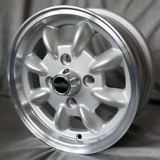 4x Minilite 14 Zoll Felgen 4x114.3 mit Teilegutachten Retro Classic wheels Sa...
