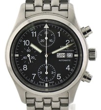 IWC der Fliegerchronograph Herrenuhr, Automatik, Tag/Datum - Ref. 3706 Edelstahl