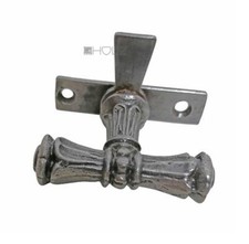 Fensterolive antik Eisen Fenstergriff alt Perle Einreiber 57mm