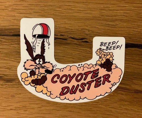 Coyote road runner aufkleber - coyote,