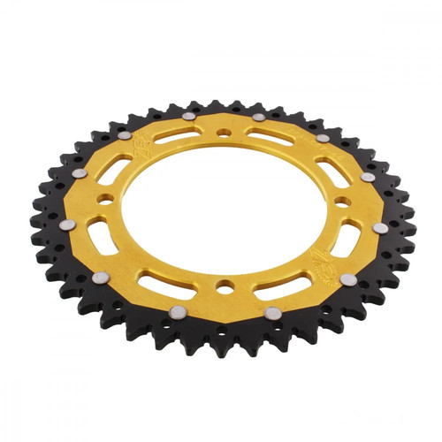 Kettenrad alu gold zähne - kettenrad,