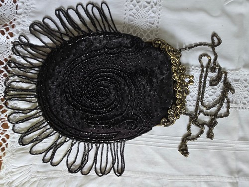 *Abend-Handtasche*antik*schwar