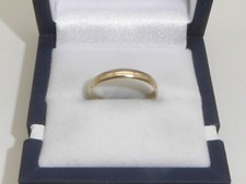 333 Gold Ring 8K Gelbgold  Trauring Ehering 3 mm Gravur RG 52 - 16,5 mm 7598