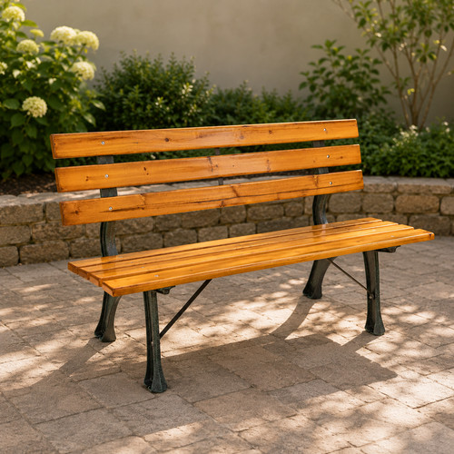 Parkbank gartenbank 120 - gartenbank, cm