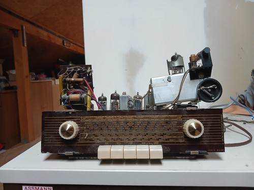 Röhrenradio chassis körting - chassis,