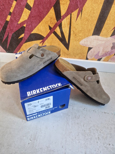 Birkenstock boston taupe - birkenstock,
