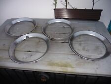 4 Stück Radzierringe verchromt 13 Zoll   gebrauchter Zustand  OLDTIMER  *