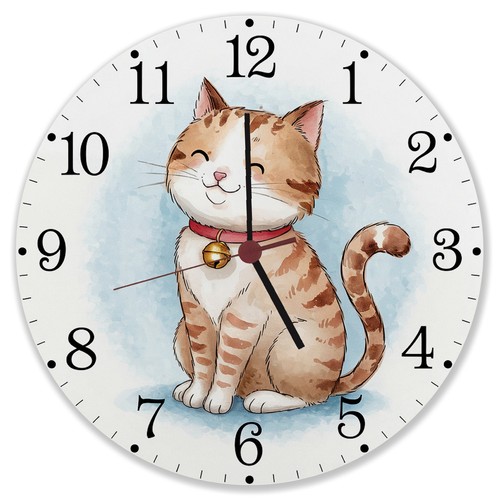 Happy cat time aquarell katzen - cat,