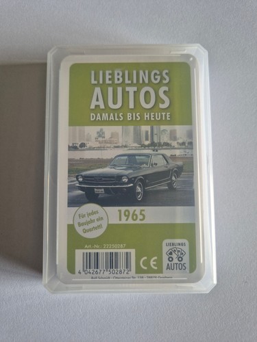 Auto quartett 1965 - auto,