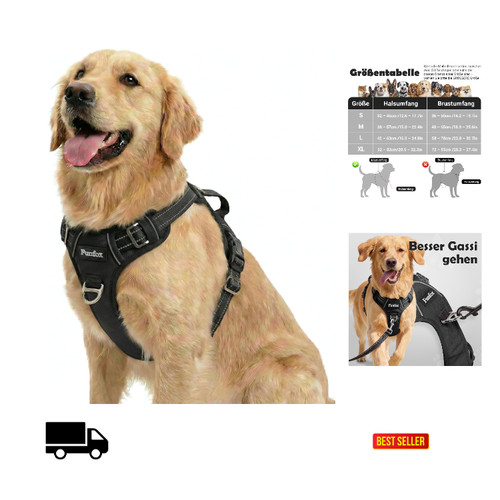 Anti zug hundegeschirr - anti,
