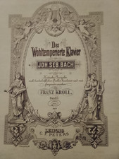 NOTEN für Klavier: J. S. BACH- Das Wohltemperierte Klavier Bnd. II