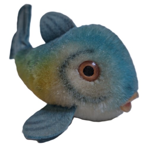 Steiff fisch flossy blau - flossy, blau,