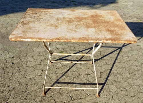 Gartentisch metall art deco - gartentisch,