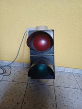 2-fach Ampel Rot/Grün, Gehäuse Ocker/Schwarz, 230V, 4 m