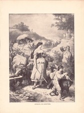 1892 Print  HERMANN AND