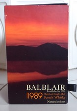 BALBLAIR 1989 Highland Single