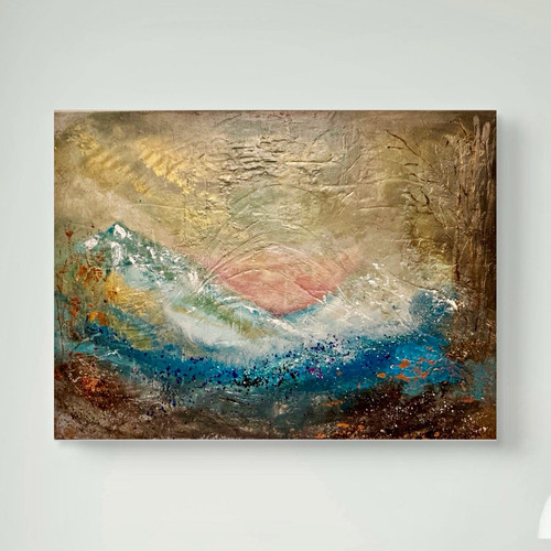 Wandbild abstrakte kunst - wandbild,