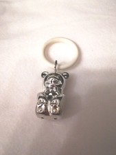 Baby Rassel Bärchen I Silber
