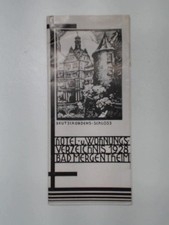 Bad Mergentheim Hotel- und Wohnungsverzeichnis 1928