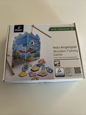 Holz-Angelspiel  Tchibo  Lernspiel zur Förderung d. Geschicklichkeit