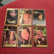 Herr der Ringe Sammelkarten Kellog's Kellogs Hologramm 3D Tolkien Die Gefährten