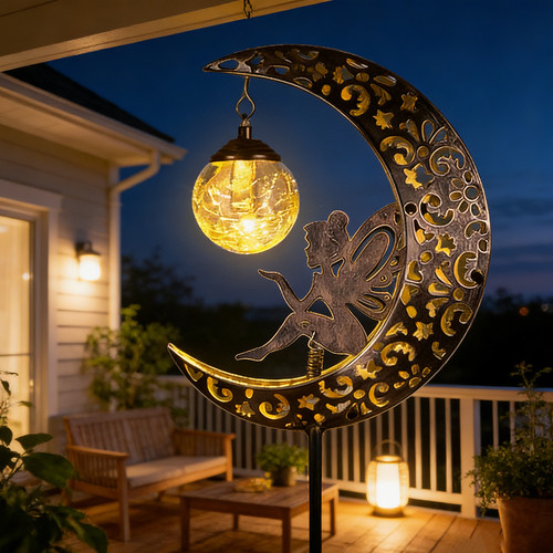 Solarlampe mond laterne led - mond,