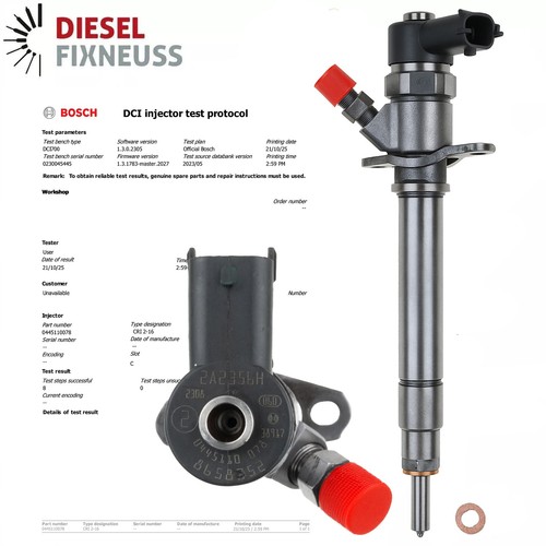 0445110078 bosch injecteur - 0445110078,