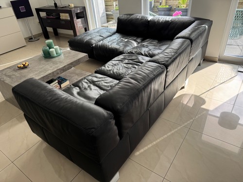 Echtes leder sofa - leder, und
