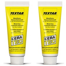 2x TEXTAR CERATEC 75ML Montagepaste Bremspaste 81000400