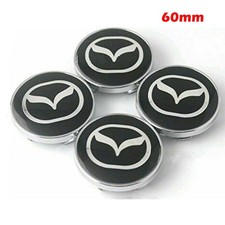 4x 60mm Für MAZDA Wheel Center Caps Nabendeckel Felgendeckel Nabenkappen Auto