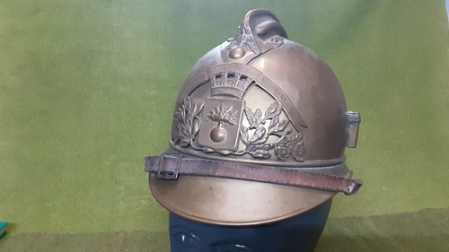 Feuerwehrhelm frankreich antik - feuerwehrhelm,