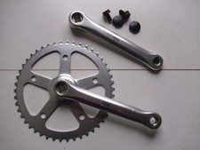 Fahrrad ALU Kurbelsatz 46 Zähne,Kurbel 170mm,Kurbelarm,Kurbelgarnitur