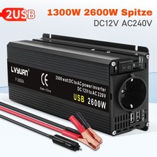 1300W 2600W Wechselrichter 12V