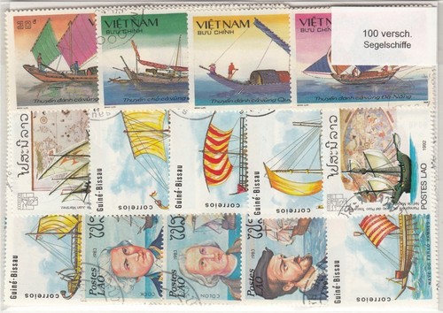 100 verschiedene briefmarken - verschiedene,