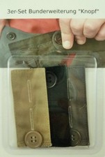 3 x Bunderweiterung Knopf Hosenbunderweiterung Hosenerweiterung Rockerweiterung
