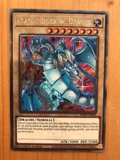 Yu-Gi-Oh Quarter Century Secret Rare Blauäugiger W. Drache RA04-DE002