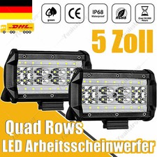 2X 1680W LED Arbeitsscheinwerfer KFZ 12V 24V Auto Flutlicht Traktor Scheinwerfer