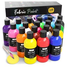 Textilfarbe Set 18 Farben